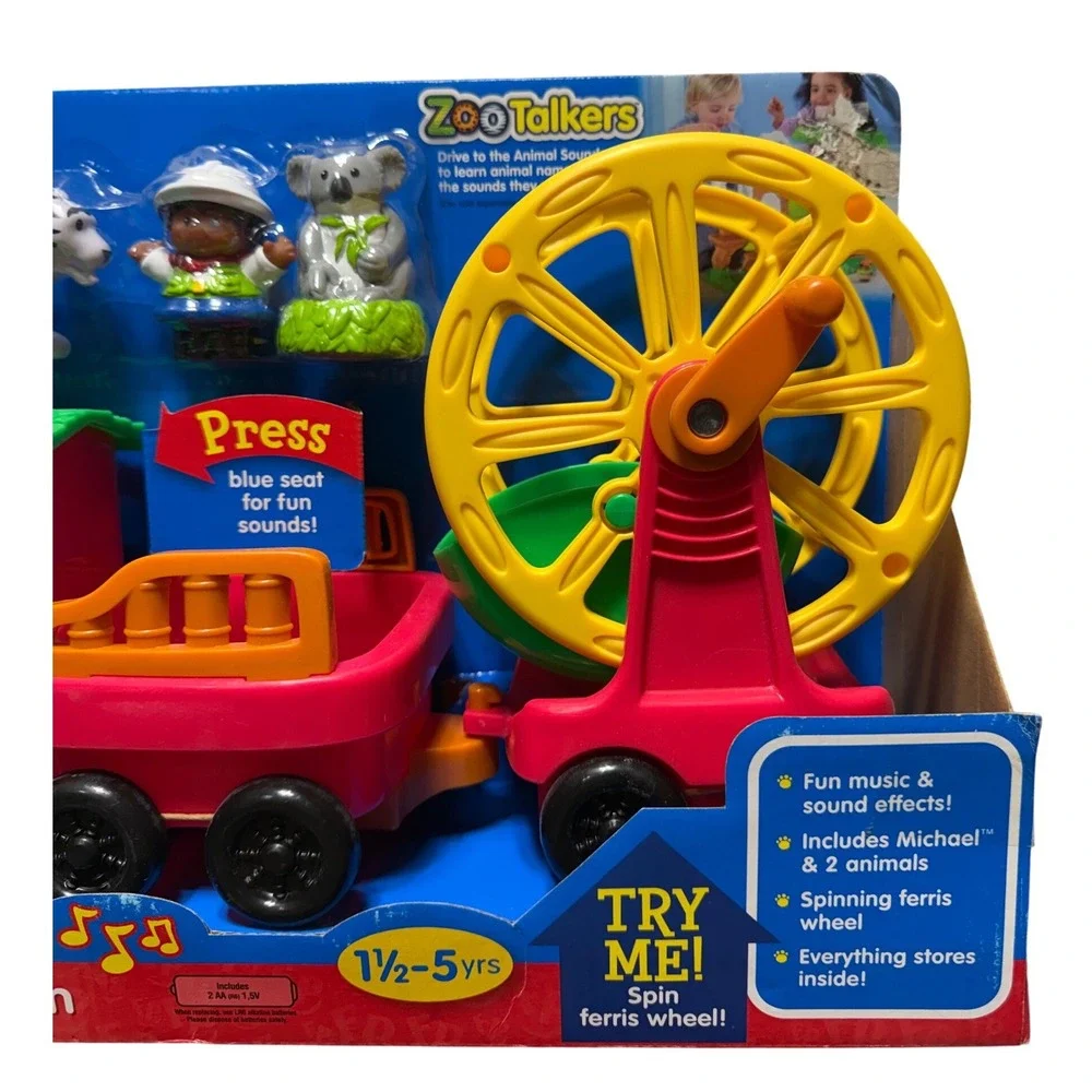 Fisher-Price Little People Zoo Talkers Animal Sounds Zoo Train New NIB 2012
